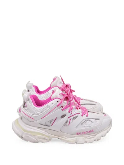 Pre-owned Balenciaga Track Sneakers In White