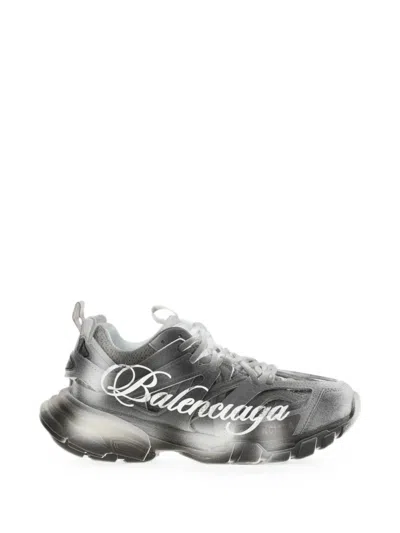 Balenciaga Lightweight Sporty Sneakers Unique Colorway In Gray