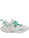 Balenciaga Track Trail Laces Sneakers Gray In White
