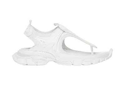 Pre-owned Balenciaga Track Thong Sandal (women's) Sneakers In White