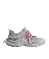Balenciaga Track Trail Laces Sneakers In Gray
