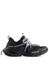Balenciaga Trail Sneakers Multi-color Laces In Black