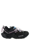 Balenciaga Track Trail Laces Sneakers In Black