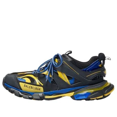 Balenciaga Track Trainer 'black Yellow Blue' In Multi