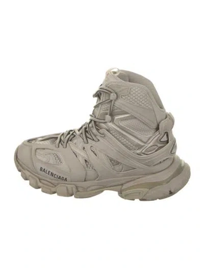Pre-owned Balenciaga Track Wedge Sneakers In Neutral
