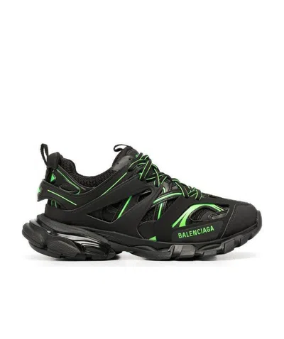 Balenciaga Track.2 Open Sneakers In Black