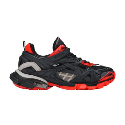 Pre-owned Balenciaga Track.2 Trainer 'black Red Grey' | Men's Size 41