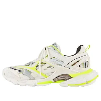 Balenciaga Track.2 Trainer 'white Fluo Yellow' In Multi
