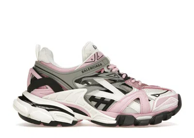 Pre-owned Balenciaga Track.2 (women's) Sneakers In Pink/black/white