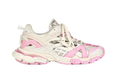 Pre-owned Balenciaga Track.2 (women's) Sneakers In Pink/cream