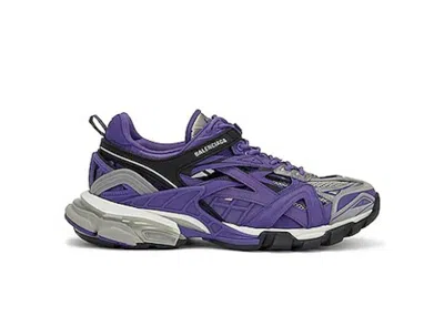 Pre-owned Balenciaga Track.2 (women's) Sneakers In Purple/grey/black