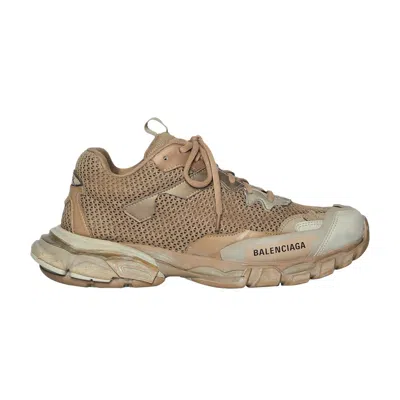 Pre-owned Balenciaga Track.3 Sneaker 'dark Beige' | Brown | Men's Size 43