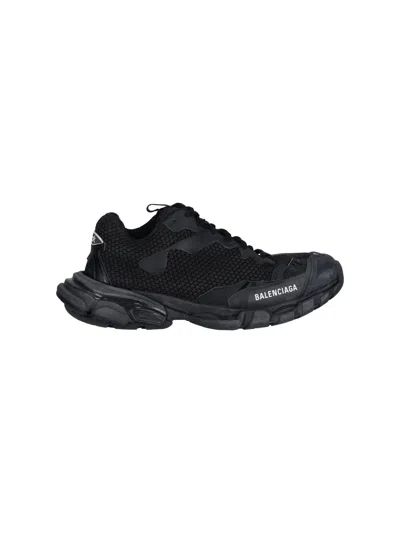 Balenciaga Track 3 Sneaker Shoes In Black