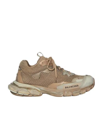 Balenciaga Track.3 Sneakers In Brown