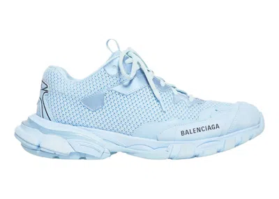 Pre-owned Balenciaga Track.3 (women's) Sneakers In Light Blue