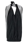 Balenciaga Sporty Dress With Elastic Hem And Halter Neck In Multi