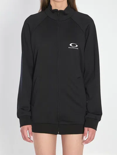 BALENCIAGA TRACKSUIT DRESS WITH CUT-OUT