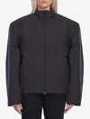 Balenciaga Oversized Tailored Tracksuit Jacket In Brown