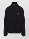 Balenciaga Oversized Windbreaker Jacket In Black