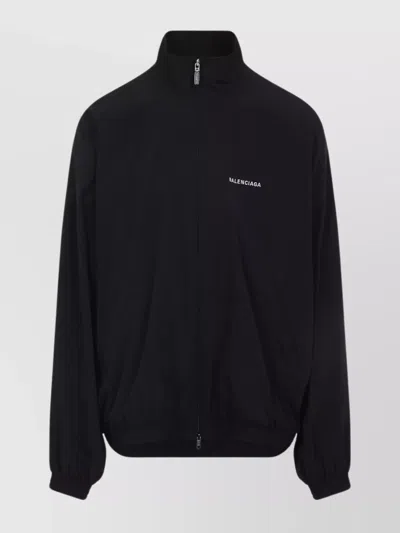 Balenciaga Tracksuit Jacket Dropped Shoulders In Black