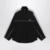 Balenciaga Black Tracksuit Jacket In Technical Fabric In Black
