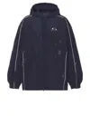 Balenciaga Tracksuit Jacket In Marine Blue