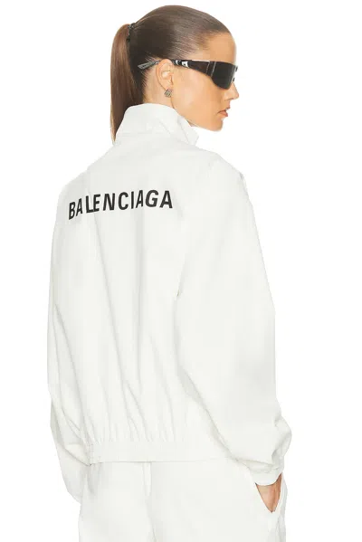 Balenciaga Tracksuit Jacket In White