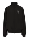 Balenciaga Gender Inclusive Oversize Cocoon Kick Technical Ripstop Windbreaker In Black