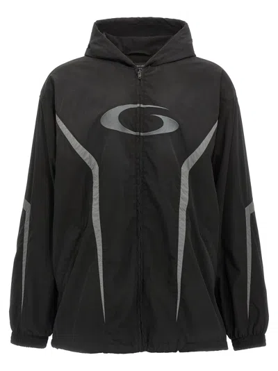 Balenciaga Tracksuit Loop Sports Icon Ampia Casual Jackets And Parka Black
