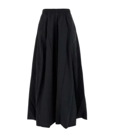 Balenciaga Tracksuit Midi Skirt In Black