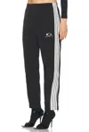 Balenciaga Straight Leg Trousers Ankle Zips In Black