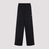 Balenciaga Relaxed Fit Black Wide-leg Trousers In Black