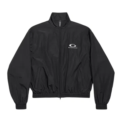 Pre-owned Balenciaga Tracksuit Stand Up Collar Jacket 'black' | Women's Size M