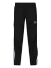 Balenciaga Straight Leg Trousers Ankle Zips In Black  