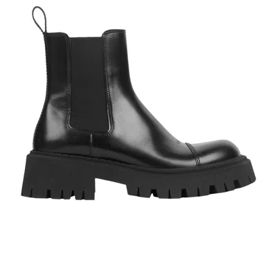 Pre-owned Balenciaga Tractor 20mm Boot 'black' | Men's Size 40