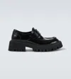Balenciaga Tractor Leather Loafers