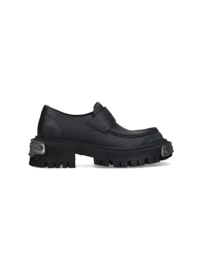 Balenciaga Tractor' Platform Loafers – Black