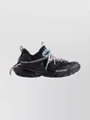 Balenciaga Women Black Mesh And Rubber Track Trail Laces Sneakers In Black