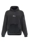 Balenciaga Men Transparent Tape Hoodie With Torn Pocket In Black