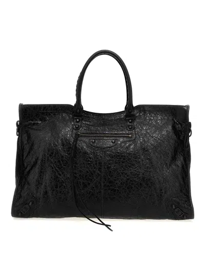 Balenciaga Travel Bag In Black