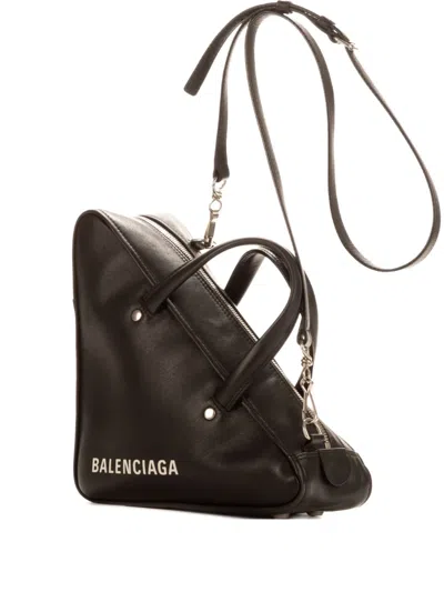 Pre-owned Balenciaga Triangle-shape Leather Bag In Black