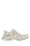 Balenciaga Triple S.2 Gandient Mesh And Nylon Inserts With Used-effect In Neutral