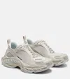 Balenciaga Triple S.2 Gandient Mesh And Nylon Inserts With Used-effect In White