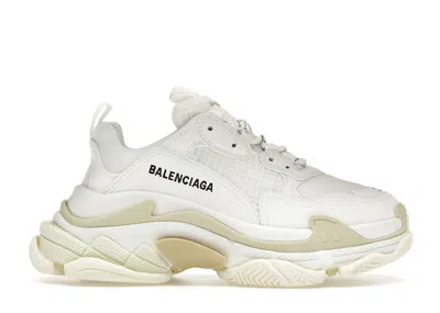 Pre-owned Balenciaga Triple S (2021) (women's) Sneakers In White