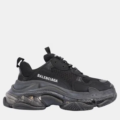 Pre-owned Balenciaga Triple S Black Clear Sole Mesh Eu 36 Uk 3