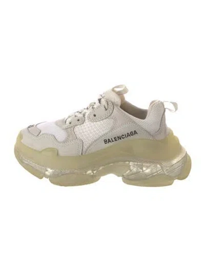 Pre-owned Balenciaga Triple S Chunky Sneakers In Neutral