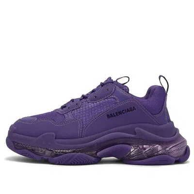 Balenciaga Triple S Clear Sole 'deep Purple