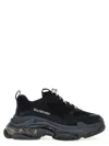 Balenciaga Sneakers Triple S Clear Sole Da Donna In Nero