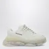 Balenciaga Triple S Clear Sole White Low Top Sneakers In White
