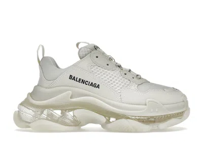 Pre-owned Balenciaga Triple S Clear Sole (women's) Sneakers In Light Beige